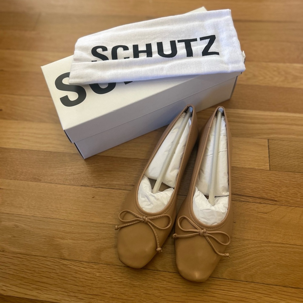 SCHUTZ Arissa Nude Flats